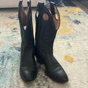 Men’s Boulet Black Cowboy Boots